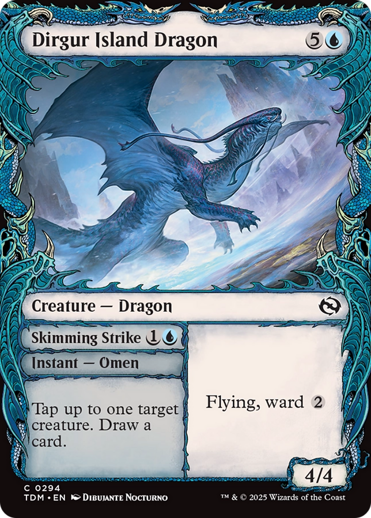 Dirgur Island Dragon (Showcase) (TDM-294) - Tarkir: Dragonstorm Foil - Premium MTG Single from Wizards of the Coast - Just $0.08! Shop now at Game Crave Tournament Store
