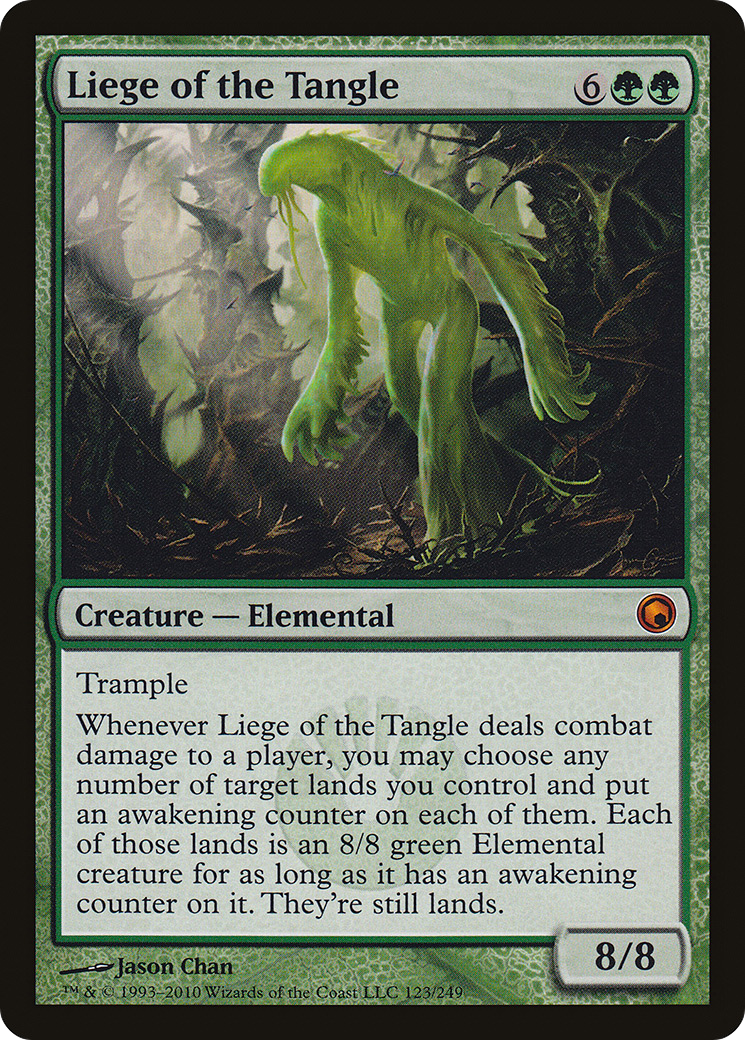 Liege of the Tangle (SOM-123) - Scars of Mirrodin Foil - Premium MTG Single from Wizards of the Coast - Just $1.83! Shop now at Game Crave Tournament Store