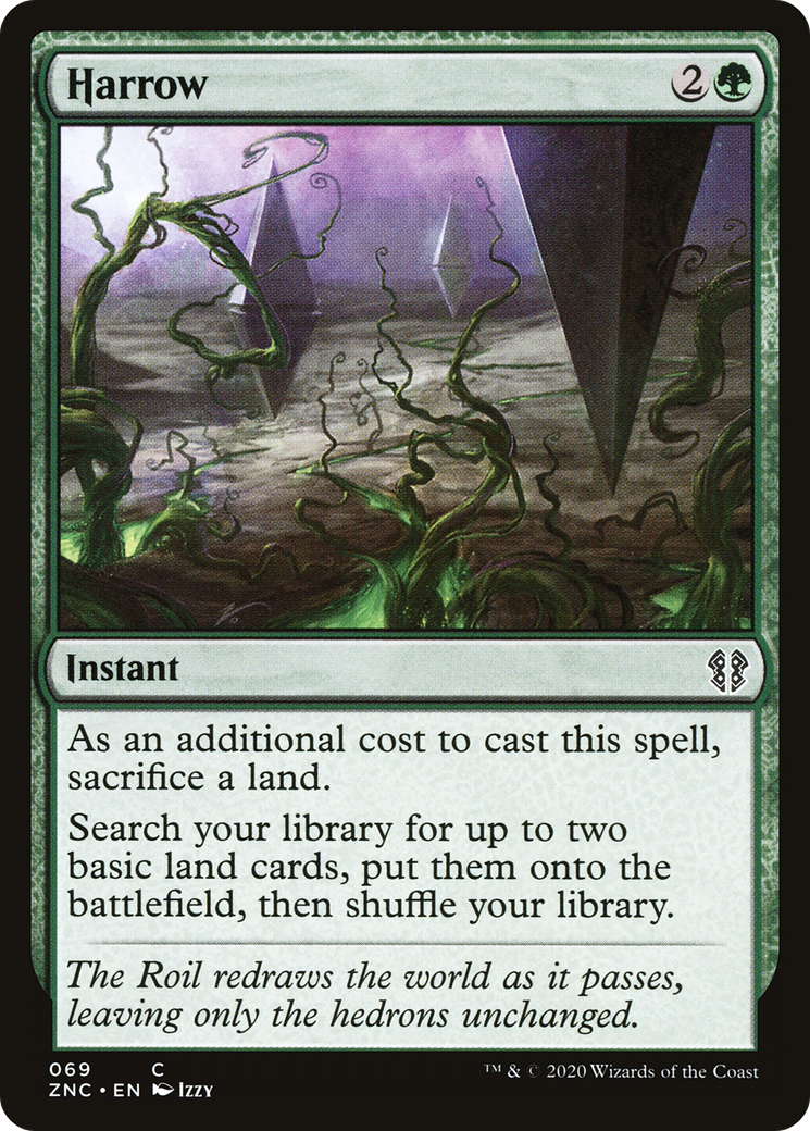 Harrow (ZNC-069) - Zendikar Rising Commander - Premium MTG Single from Wizards of the Coast - Just $0.31! Shop now at Game Crave Tournament Store