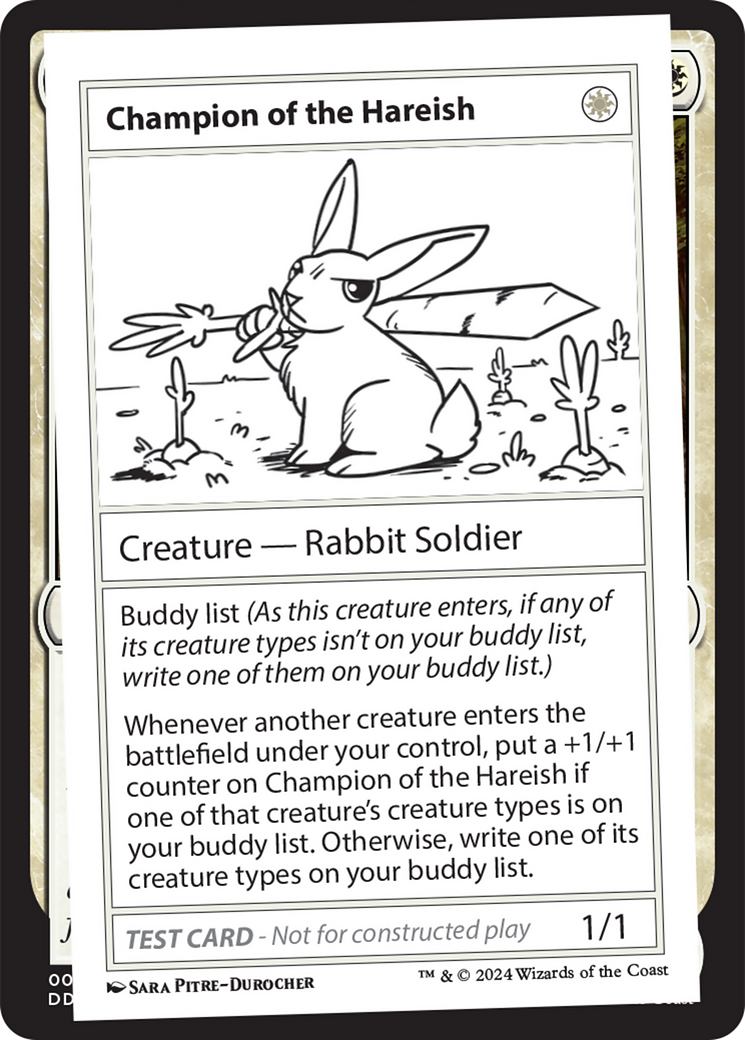 Champion of the Hareish (MB2-275) - Mystery Booster 2 - Premium MTG Single from Wizards of the Coast - Just $0.28! Shop now at Game Crave Tournament Store