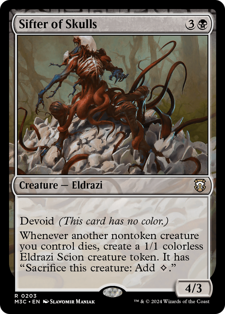 Sifter of Skulls (M3C-203) - Modern Horizons 3 Commander Foil - Premium MTG Single from Wizards of the Coast - Just $0.55! Shop now at Game Crave Tournament Store