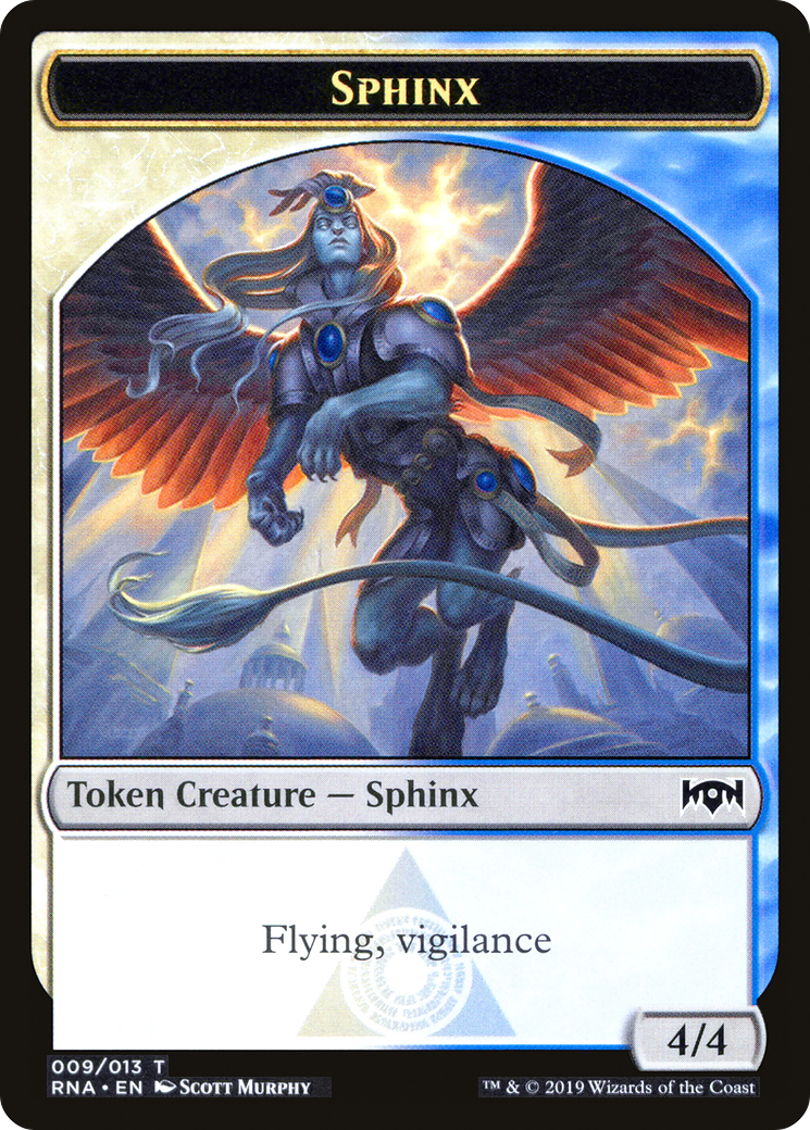 Sphinx (TRNA-009) - Ravnica Allegiance Tokens - Premium MTG Single from Wizards of the Coast - Just $0.08! Shop now at Game Crave Tournament Store