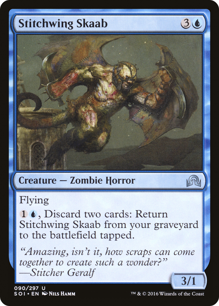 Stitchwing Skaab (SOI-090) - Shadows over Innistrad Foil - Premium MTG Single from Wizards of the Coast - Just $0.35! Shop now at Game Crave Tournament Store