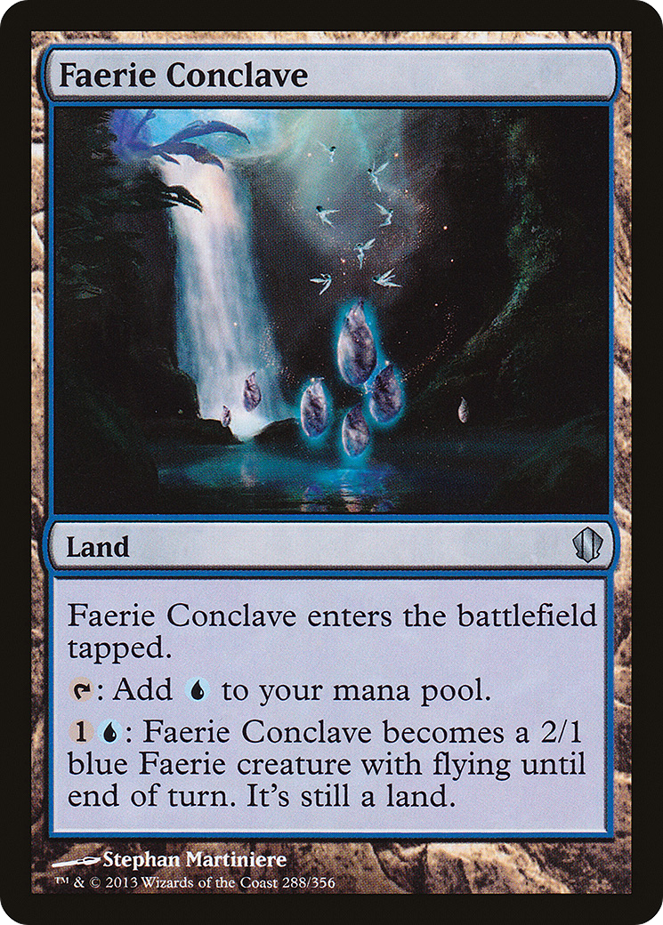 Faerie Conclave (C13-288) - Commander 2013 - Premium MTG Single from Wizards of the Coast - Just $0.28! Shop now at Game Crave Tournament Store