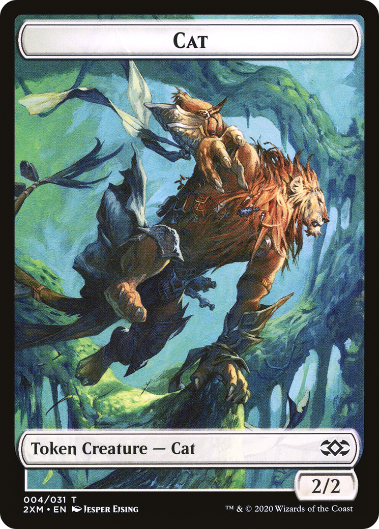 Cat (T2XM-004) - Double Masters Tokens - Premium MTG Single from Wizards of the Coast - Just $0! Shop now at Game Crave Tournament Store