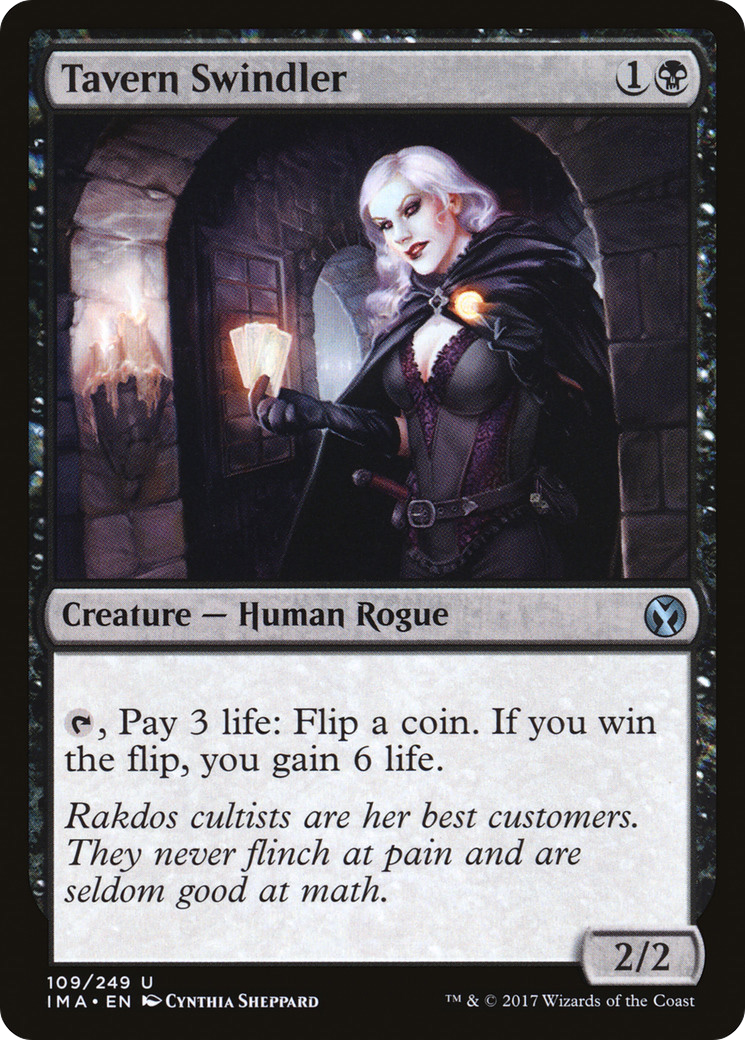 Tavern Swindler (IMA-109) - Iconic Masters Foil - Premium MTG Single from Wizards of the Coast - Just $0.25! Shop now at Game Crave Tournament Store