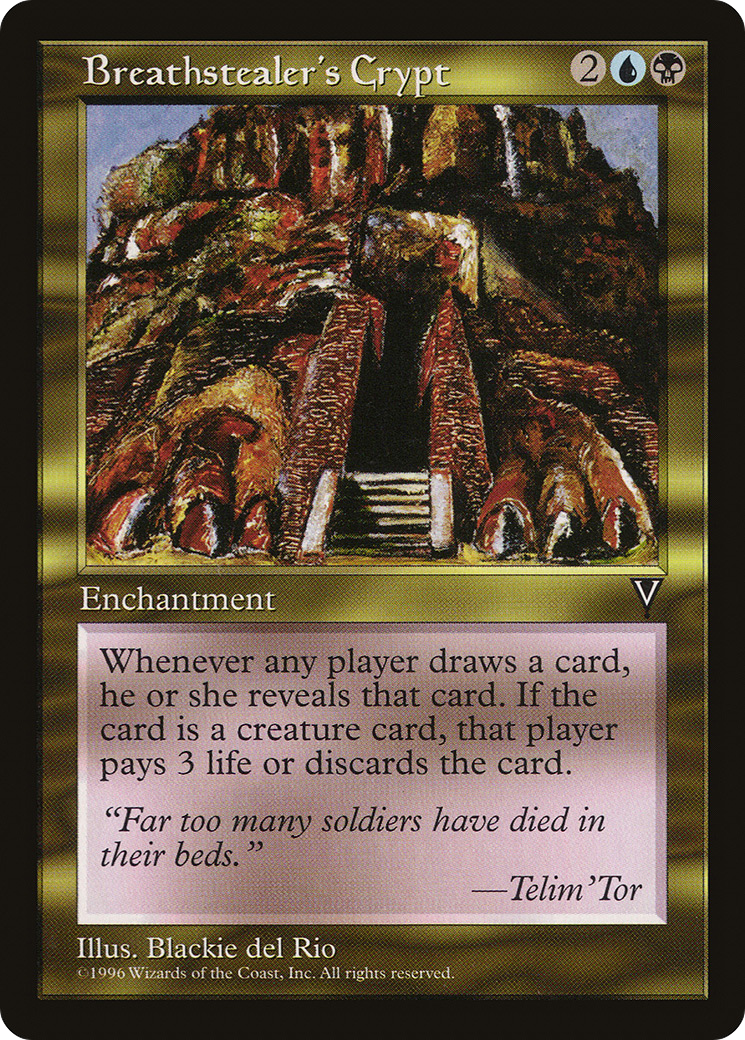 Breathstealer's Crypt (VIS-127) - Visions - Premium MTG Single from Wizards of the Coast - Just $3.81! Shop now at Game Crave Tournament Store
