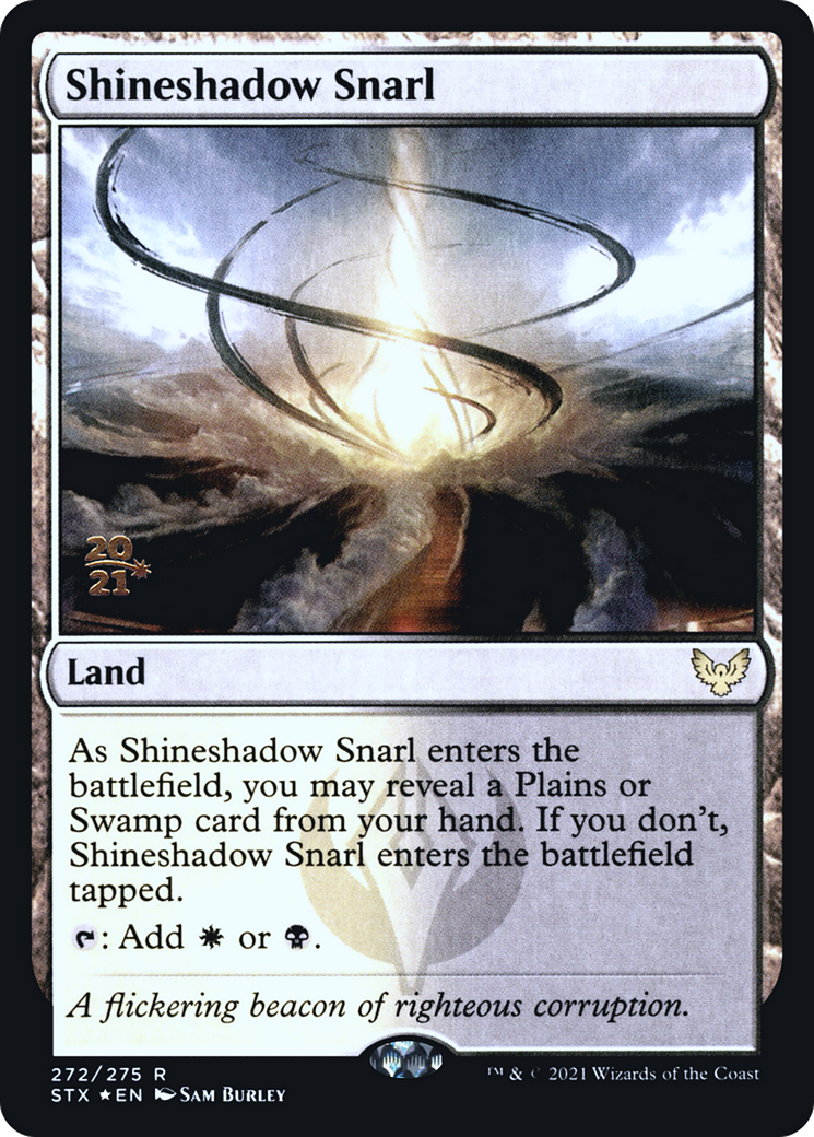 Shineshadow Snarl (PSTX-272S) - Strixhaven: School of Mages Promos Foil - Premium MTG Single from Wizards of the Coast - Just $0.43! Shop now at Game Crave Tournament Store