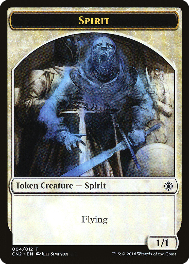 Spirit (TCN2-004) - Conspiracy: Take the Crown Tokens - Premium MTG Single from Wizards of the Coast - Just $0.08! Shop now at Game Crave Tournament Store