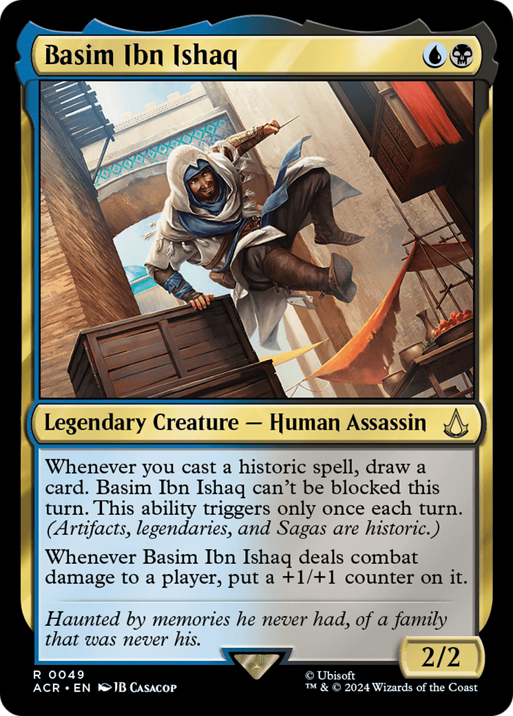 Basim Ibn Ishaq (ACR-049) - Assassin's Creed - Premium MTG Single from Wizards of the Coast - Just $2.33! Shop now at Game Crave Tournament Store