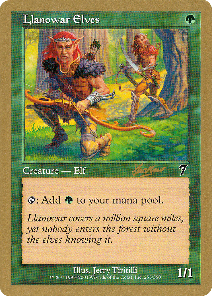 Llanowar Elves (WC02-SHH253) - World Championship Decks 2002 - Premium MTG Single from Wizards of the Coast - Just $0.34! Shop now at Game Crave Tournament Store