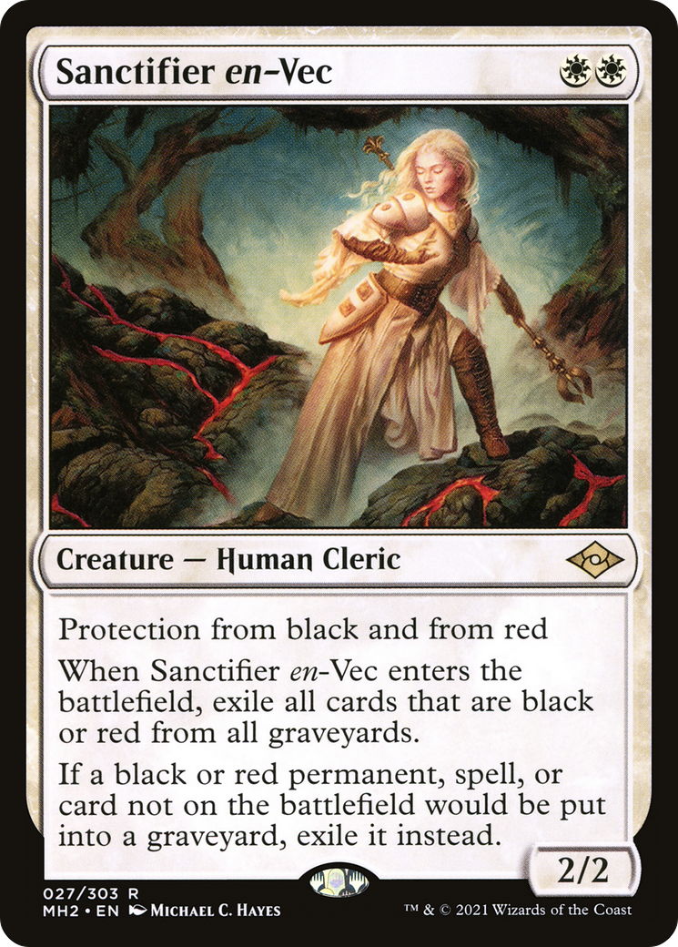 Sanctifier en-Vec (MH2-027) - Modern Horizons 2 Foil - Premium MTG Single from Wizards of the Coast - Just $0.17! Shop now at Game Crave Tournament Store