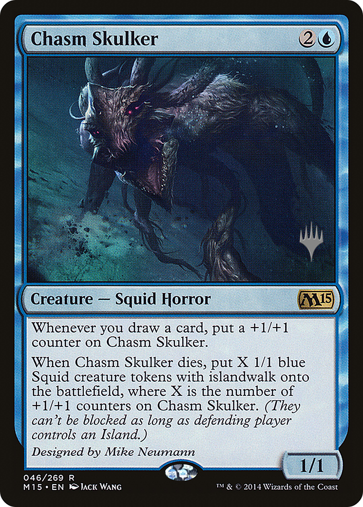 Chasm Skulker (PM15-46P) - Magic 2015 Promos Foil - Premium MTG Single from Wizards of the Coast - Just $3.40! Shop now at Game Crave Tournament Store