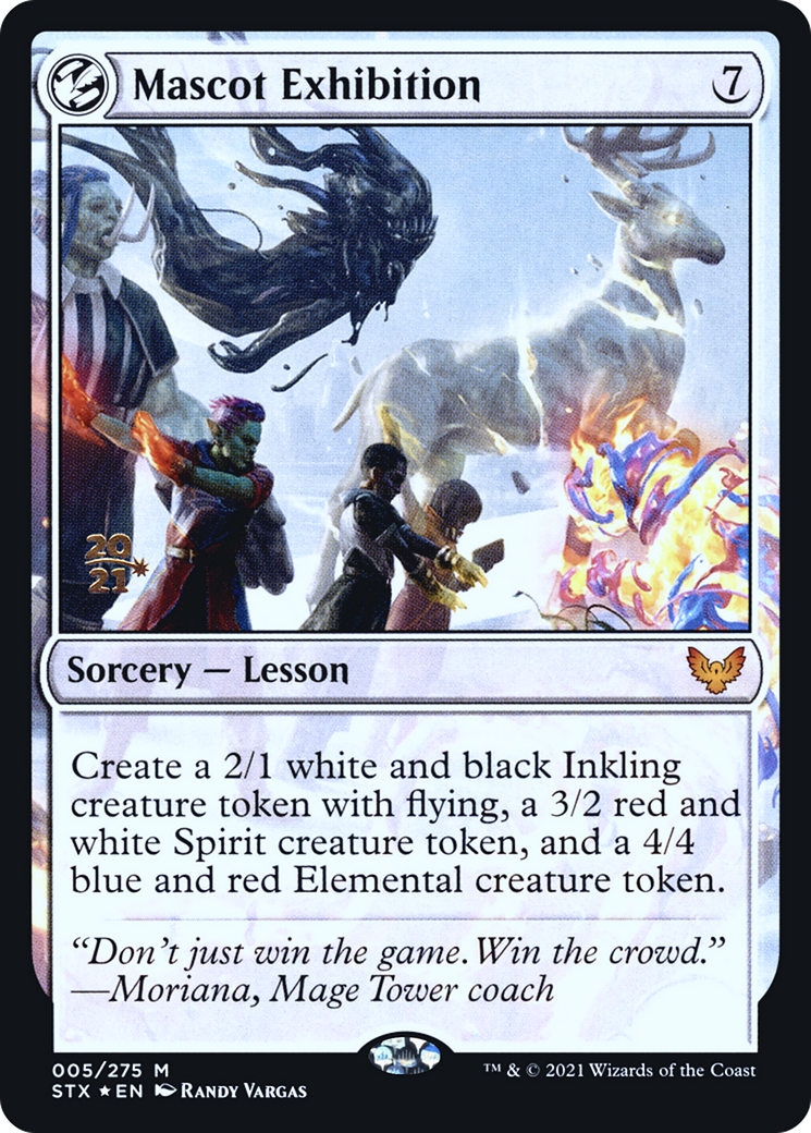 Mascot Exhibition (PSTX-05S) - Strixhaven: School of Mages Promos: (lesson) Foil - Premium MTG Single from Wizards of the Coast - Just $0.41! Shop now at Game Crave Tournament Store