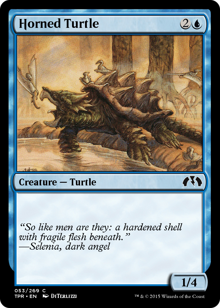 Horned Turtle (TPR-053) - Tempest Remastered Foil - Premium MTG Single from Wizards of the Coast - Just $0! Shop now at Game Crave Tournament Store