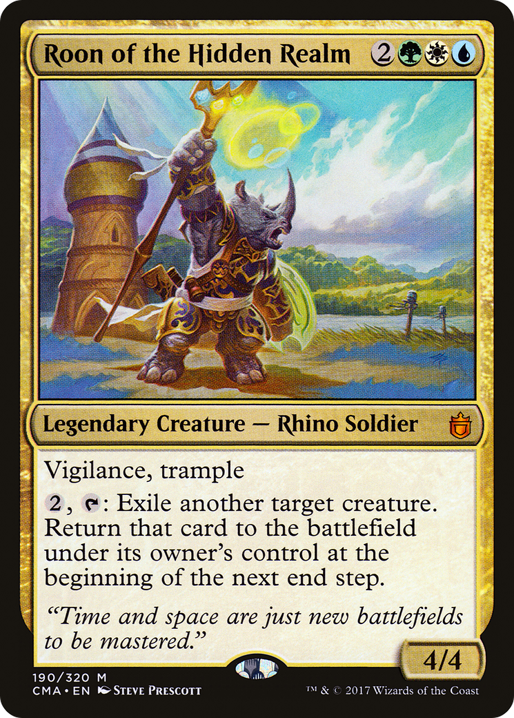 Roon of the Hidden Realm (CMA-190) - Commander Anthology - Premium MTG Single from Wizards of the Coast - Just $0.34! Shop now at Game Crave Tournament Store