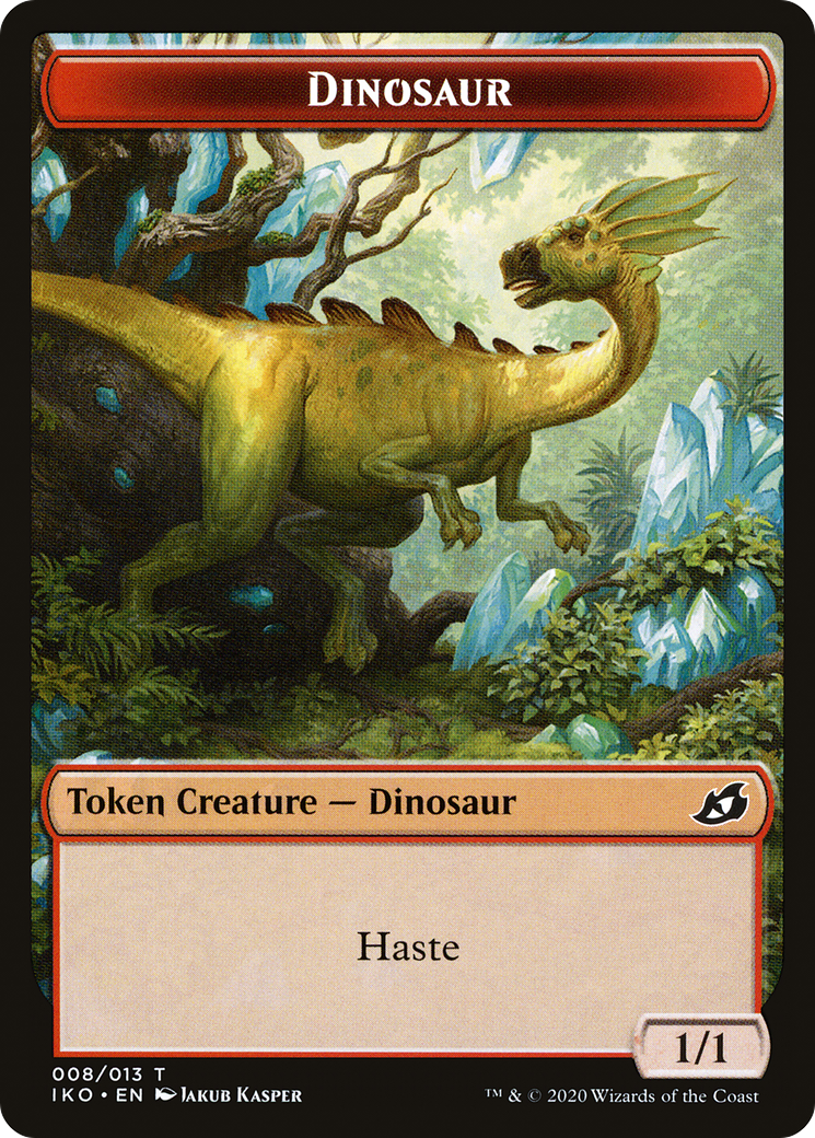 Dinosaur (TIKO-008) - Ikoria: Lair of Behemoths Tokens - Premium MTG Single from Wizards of the Coast - Just $0! Shop now at Game Crave Tournament Store