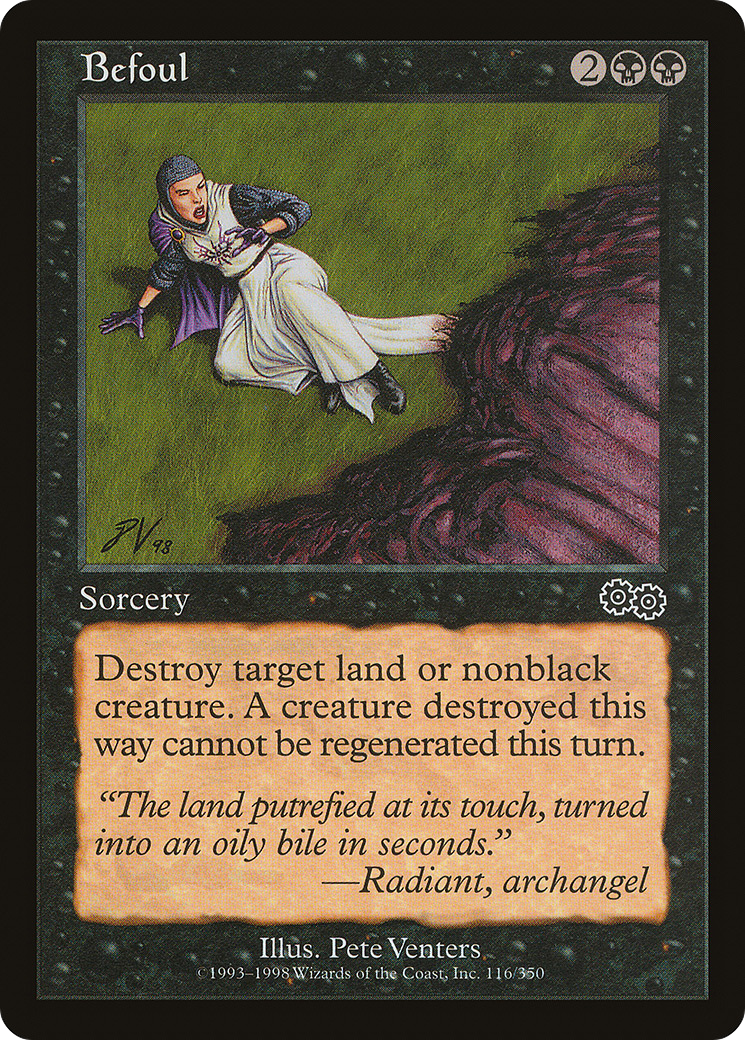 Befoul (USG-116) - Urza's Saga - Premium MTG Single from Wizards of the Coast - Just $0.08! Shop now at Game Crave Tournament Store