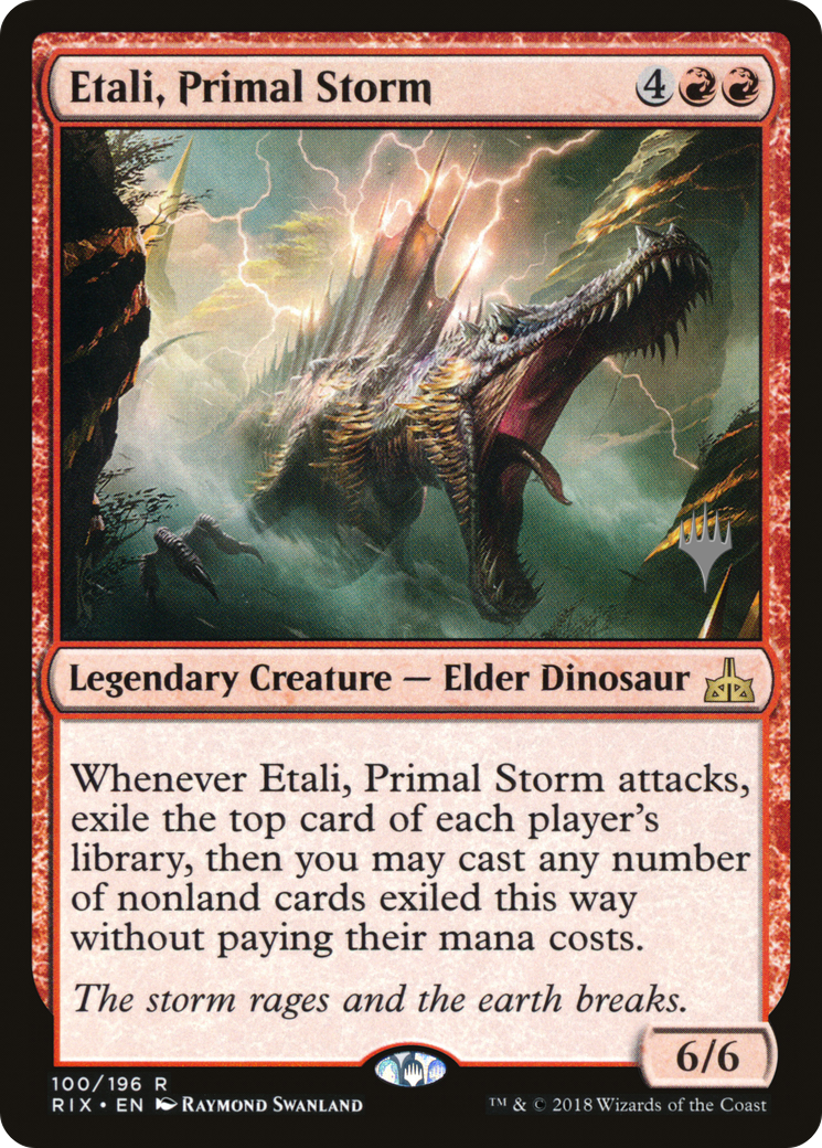 Etali, Primal Storm (PRIX-100P) - Rivals of Ixalan Promos Foil - Premium MTG Single from Wizards of the Coast - Just $2.18! Shop now at Game Crave Tournament Store