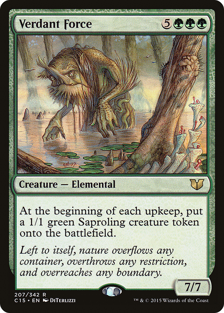 Verdant Force (C15-207) - Commander 2015 - Premium MTG Single from Wizards of the Coast - Just $0.09! Shop now at Game Crave Tournament Store