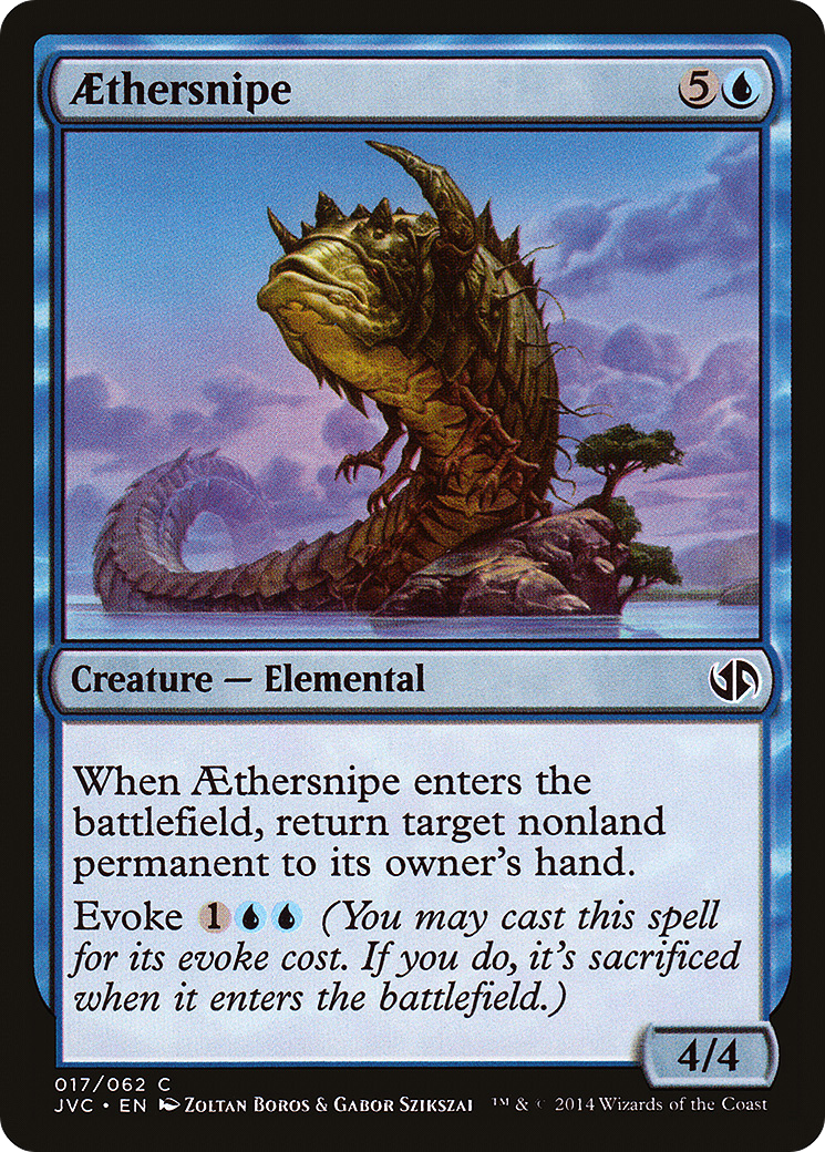 Aethersnipe (JVC-017) - Duel Decks Anthology: Jace vs. Chandra - Premium MTG Single from Wizards of the Coast - Just $0.25! Shop now at Game Crave Tournament Store