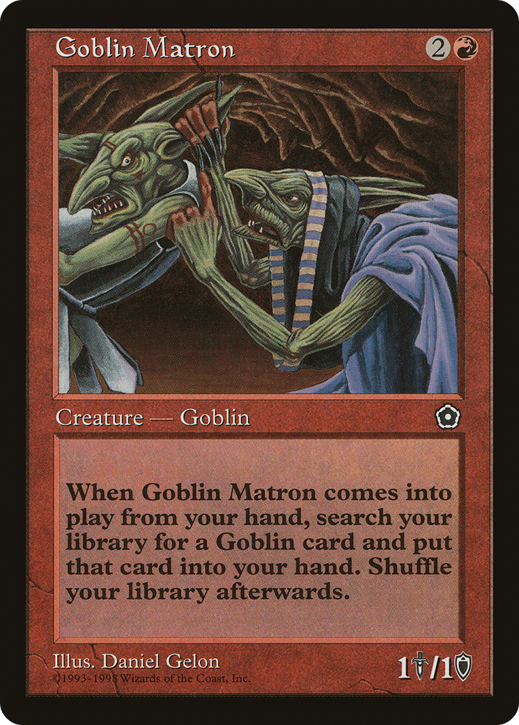Goblin Matron (P02-100) - Portal Second Age - Premium MTG Single from Wizards of the Coast - Just $0.57! Shop now at Game Crave Tournament Store