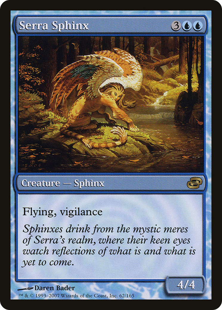 Serra Sphinx (PLC-062) - Planar Chaos: (colorshifted) Foil - Premium MTG Single from Wizards of the Coast - Just $0.96! Shop now at Game Crave Tournament Store