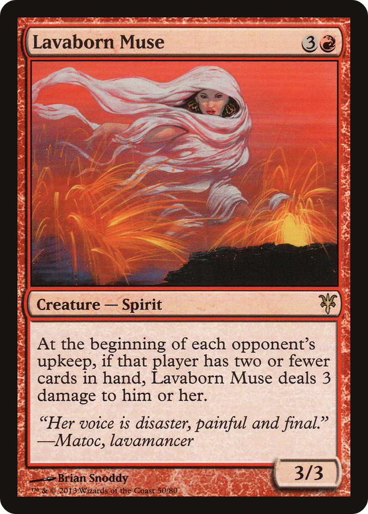 Lavaborn Muse (DDK-050) - Duel Decks: Sorin vs. Tibalt - Premium MTG Single from Wizards of the Coast - Just $0.08! Shop now at Game Crave Tournament Store