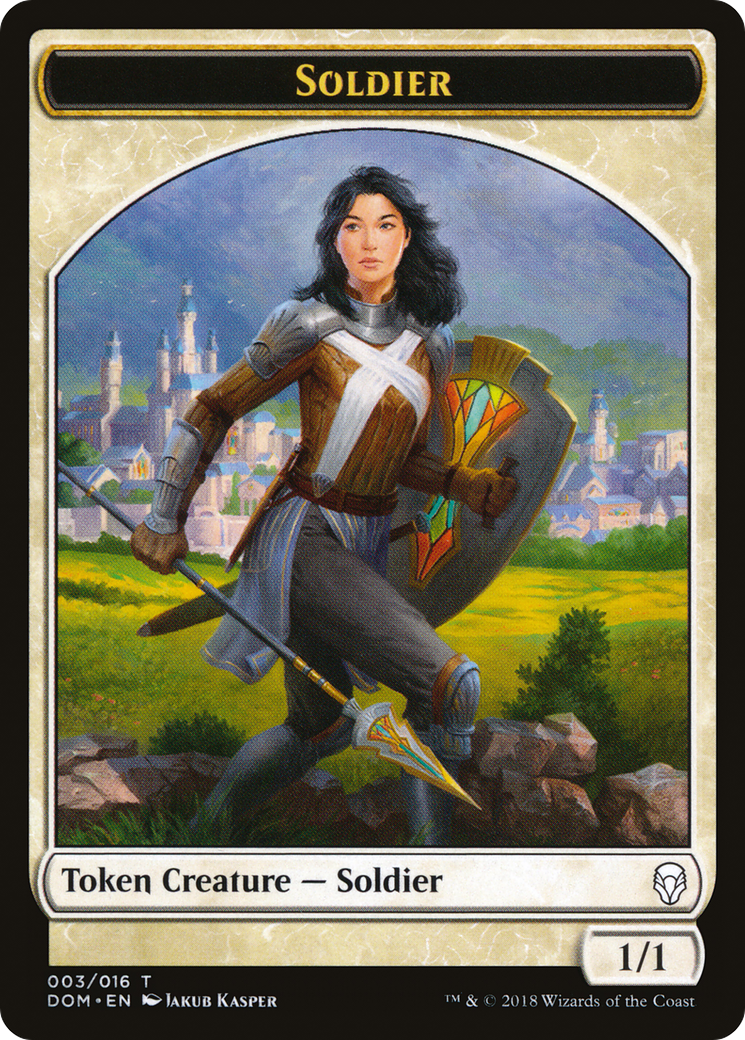 Soldier (TDOM-003) - Dominaria Tokens - Premium MTG Single from Wizards of the Coast - Just $0.08! Shop now at Game Crave Tournament Store