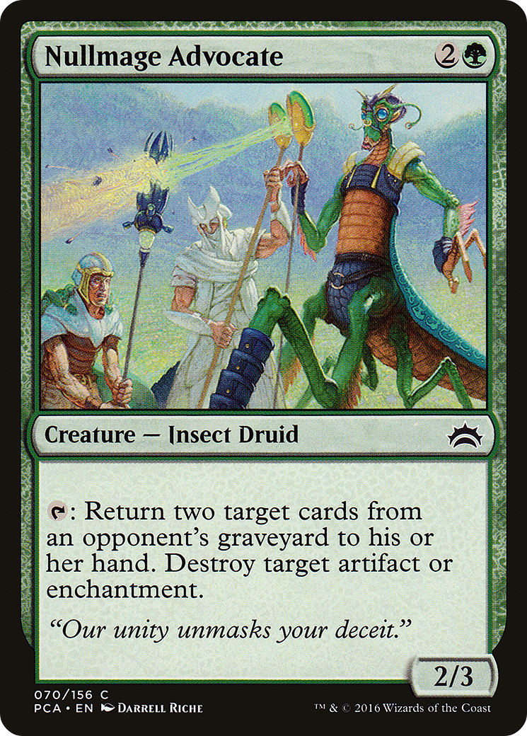 Nullmage Advocate (PCA-070) - Planechase Anthology - Premium MTG Single from Wizards of the Coast - Just $0.08! Shop now at Game Crave Tournament Store