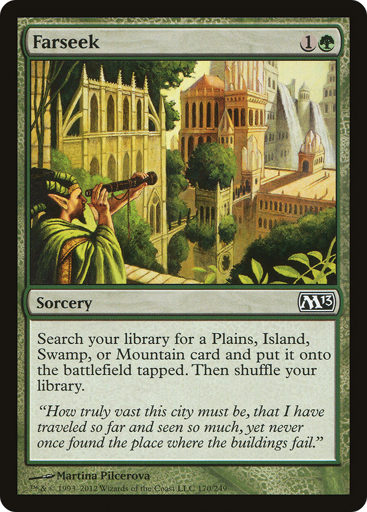 Farseek (M13-170) - Magic 2013 Foil - Premium MTG Single from Wizards of the Coast - Just $0.69! Shop now at Game Crave Tournament Store