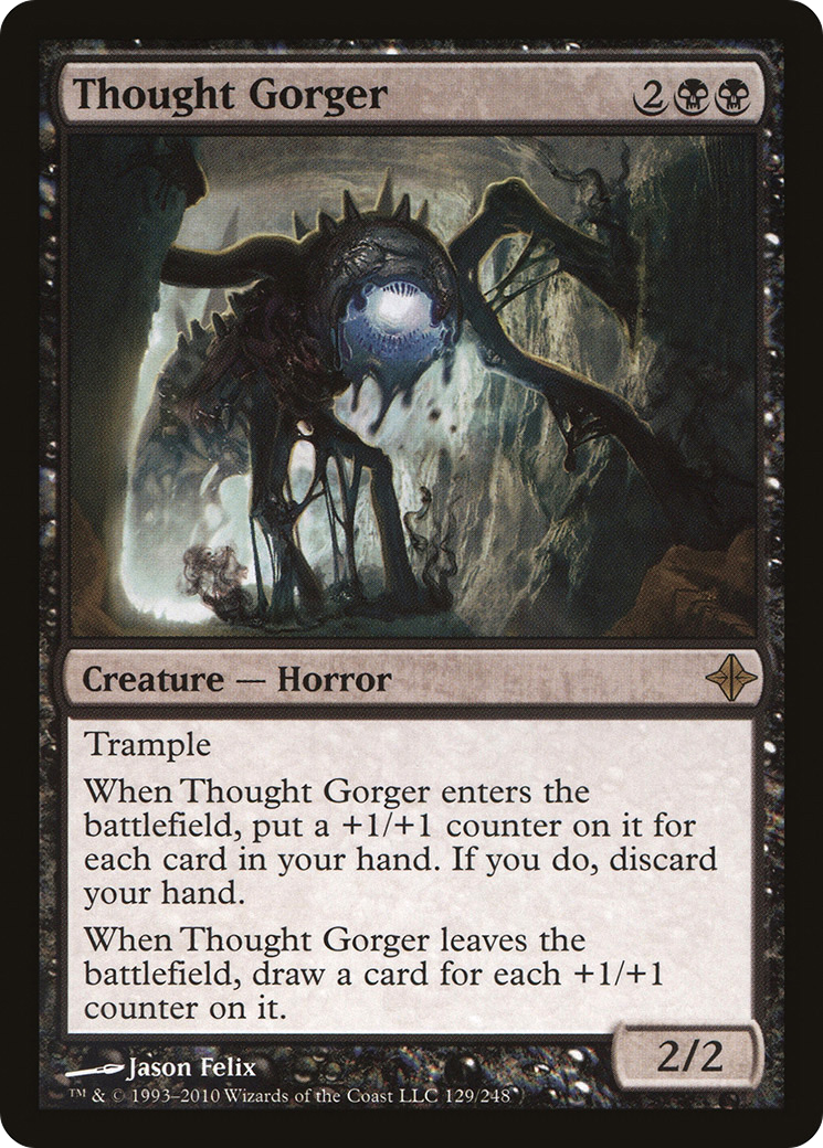Thought Gorger (ROE-129) - Rise of the Eldrazi - Premium MTG Single from Wizards of the Coast - Just $0.08! Shop now at Game Crave Tournament Store