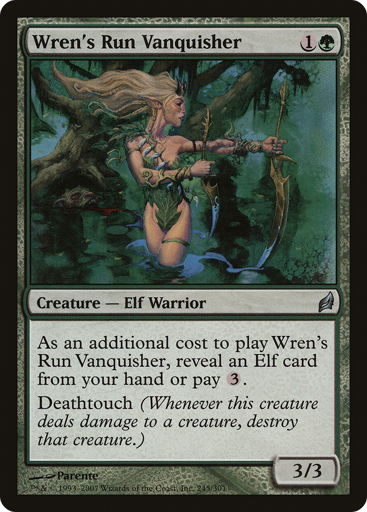 Wren's Run Vanquisher (LRW-245) - Lorwyn Foil - Premium MTG Single from Wizards of the Coast - Just $0.60! Shop now at Game Crave Tournament Store