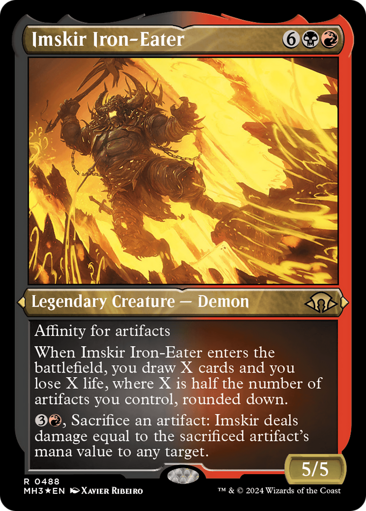 Imskir Iron-Eater (MH3-488) - Modern Horizons 3 Etched Foil - Premium MTG Single from Wizards of the Coast - Just $0.25! Shop now at Game Crave Tournament Store