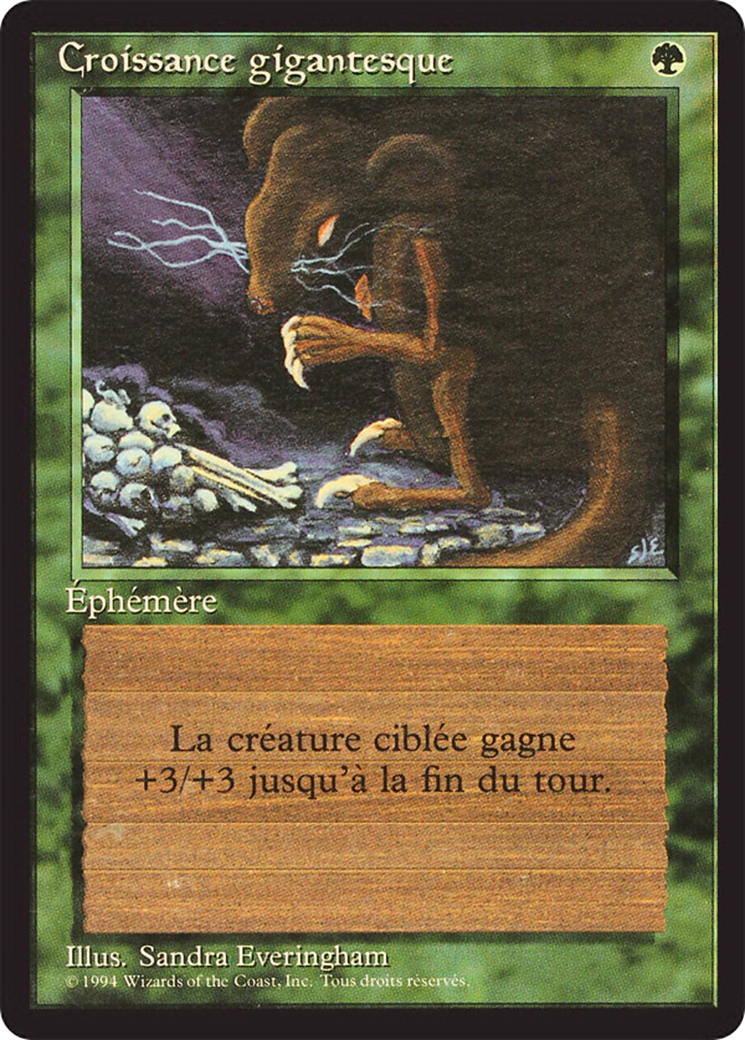 Giant Growth (FBB-199) - Foreign Black Border - Premium MTG Single from Wizards of the Coast - Just $1.44! Shop now at Game Crave Tournament Store