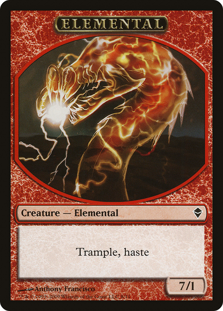 Elemental (TZEN-008) - Zendikar Tokens - Premium MTG Single from Wizards of the Coast - Just $0.08! Shop now at Game Crave Tournament Store