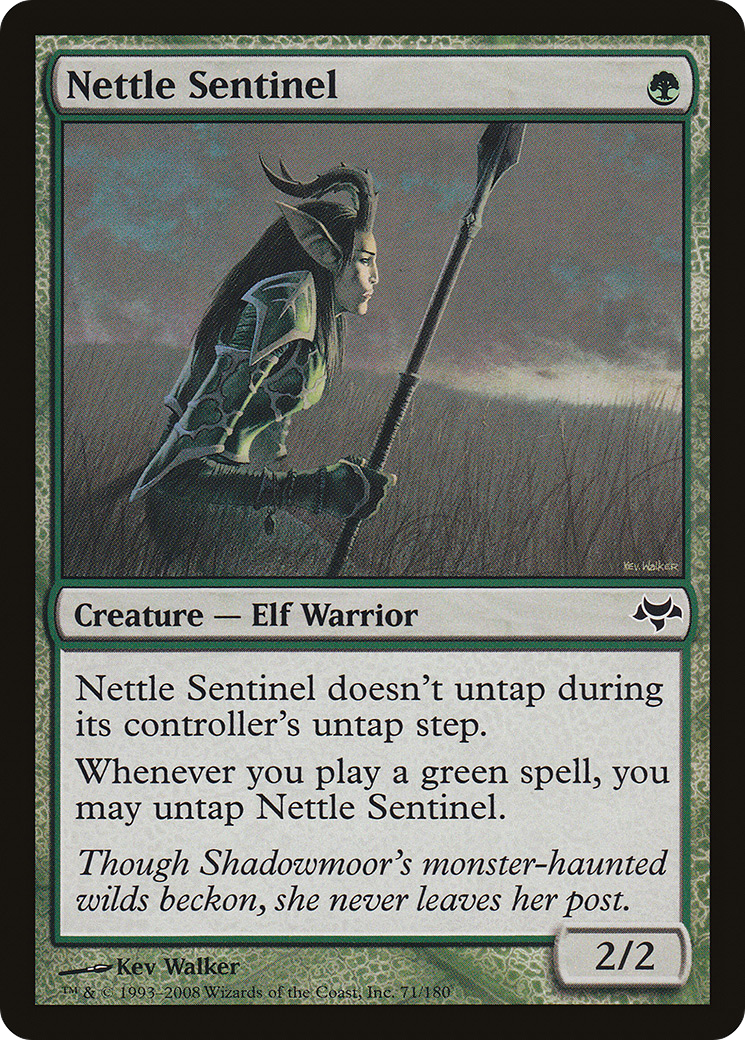 Nettle Sentinel (EVE-071) - Eventide - Premium MTG Single from Wizards of the Coast - Just $0.08! Shop now at Game Crave Tournament Store