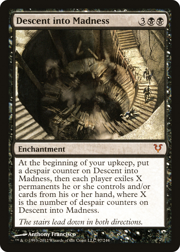 Descent into Madness (AVR-097) - Avacyn Restored Foil - Premium MTG Single from Wizards of the Coast - Just $0.35! Shop now at Game Crave Tournament Store