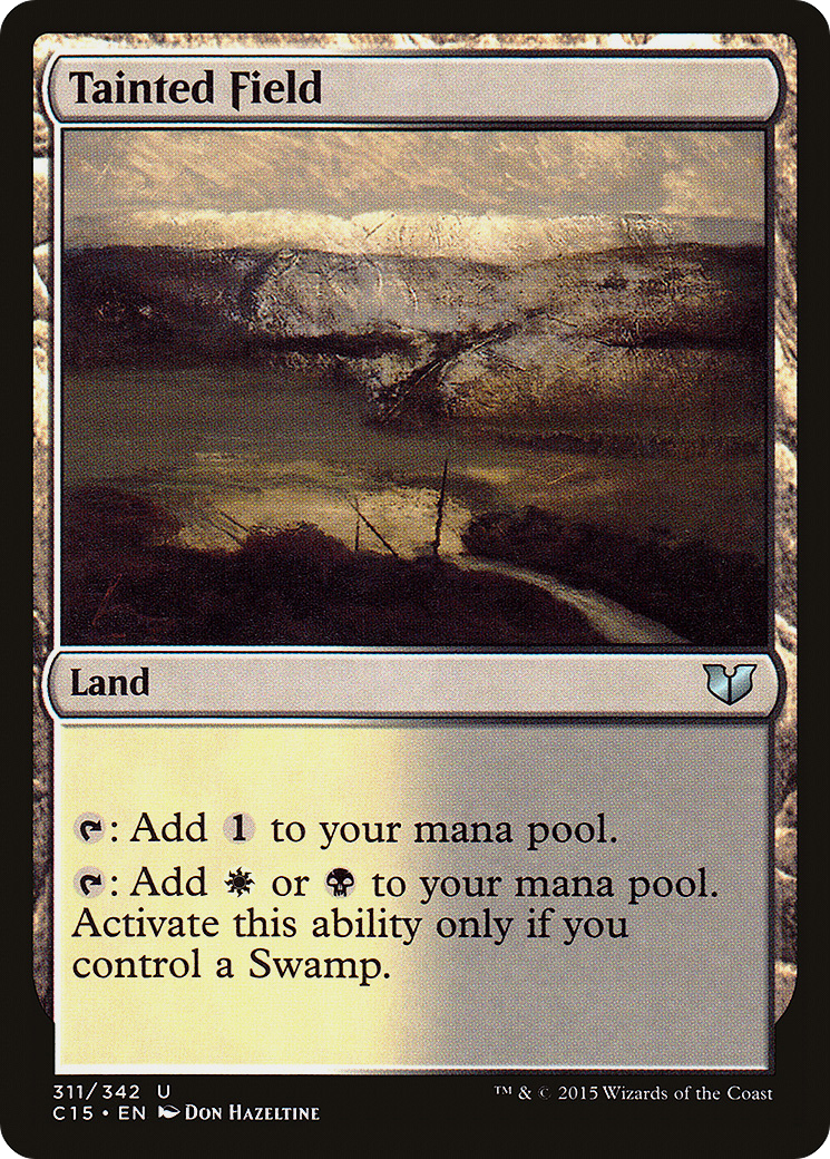 Tainted Field (C15-311) - Commander 2015 - Premium MTG Single from Wizards of the Coast - Just $0.10! Shop now at Game Crave Tournament Store