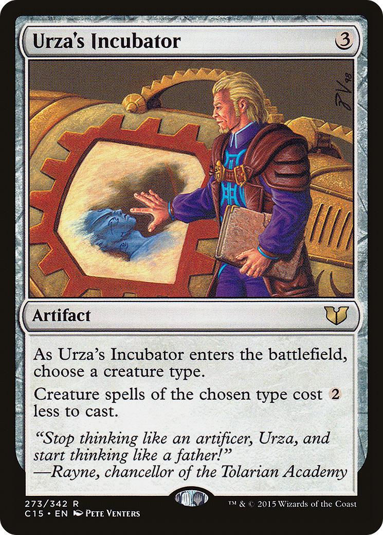 Urza's Incubator (C15-273) - Commander 2015 - Premium MTG Single from Wizards of the Coast - Just $3.69! Shop now at Game Crave Tournament Store