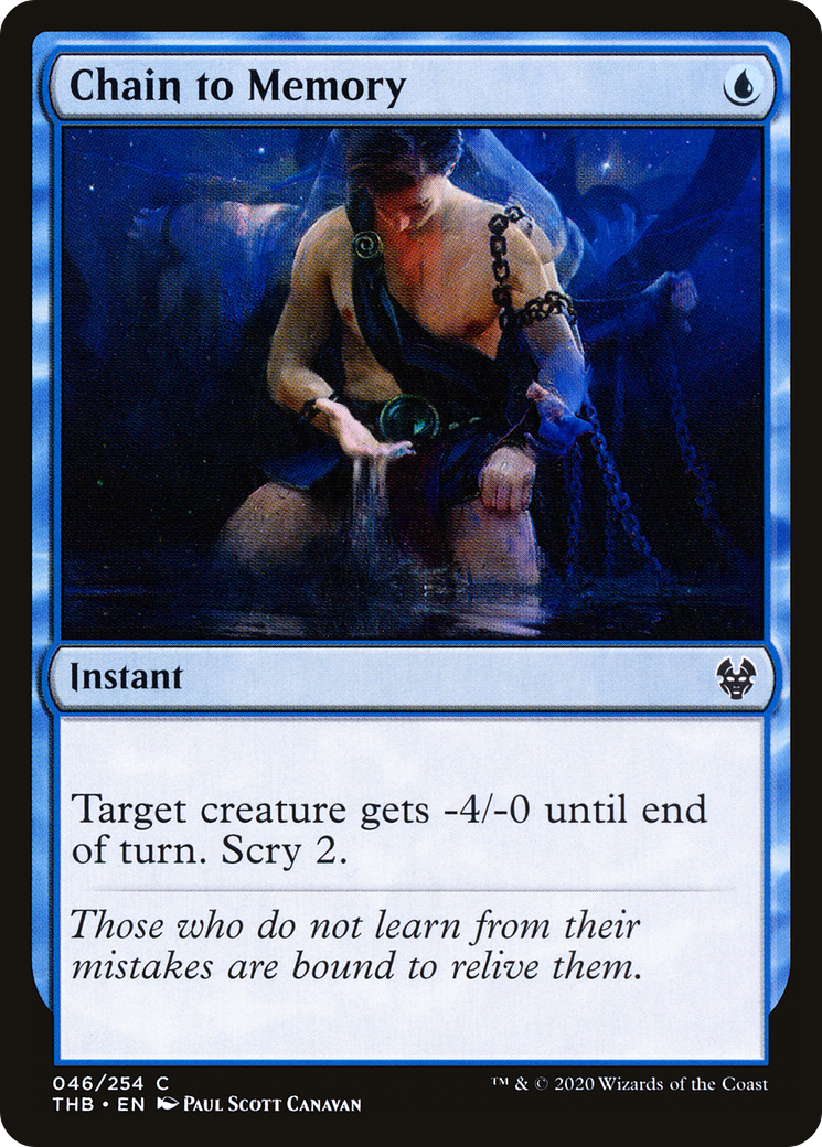Chain to Memory (THB-046) - Theros Beyond Death Foil - Premium MTG Single from Wizards of the Coast - Just $0.08! Shop now at Game Crave Tournament Store