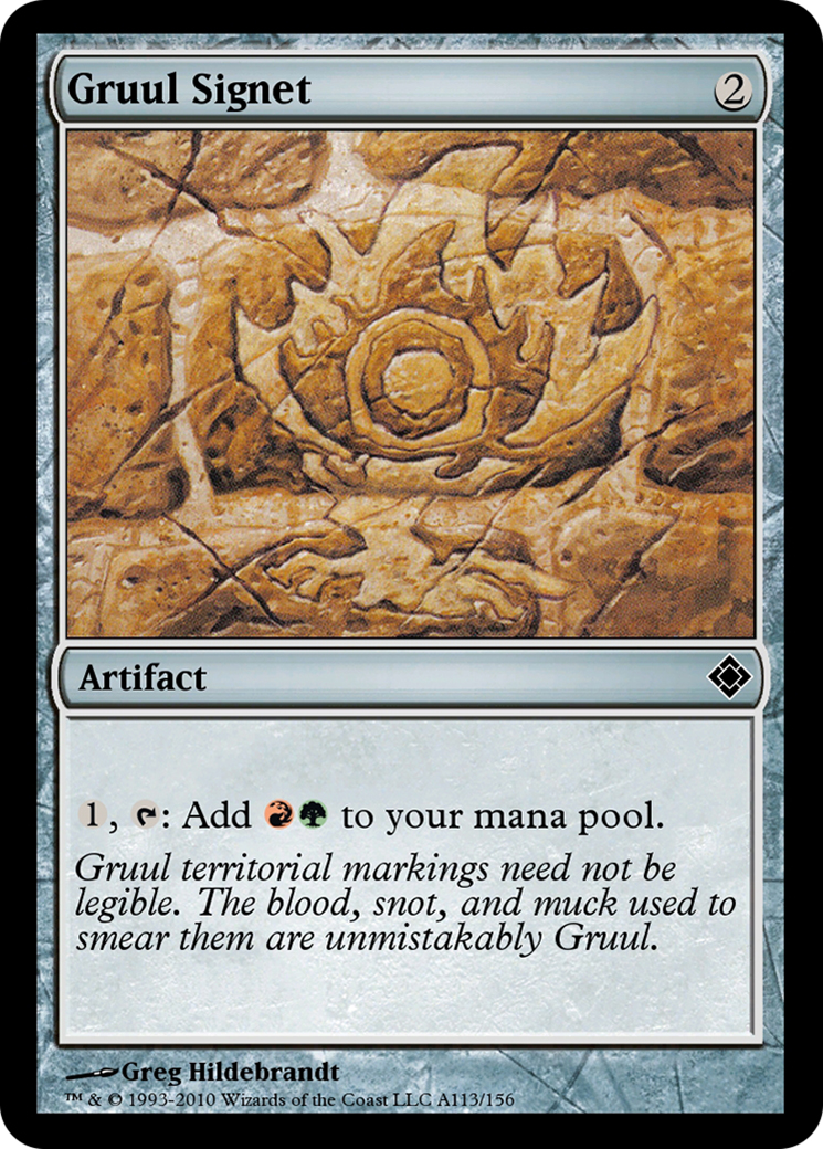 Gruul Signet (TD0-A113) - Magic Online Theme Decks - Premium MTG Single from Wizards of the Coast - Just $0! Shop now at Game Crave Tournament Store