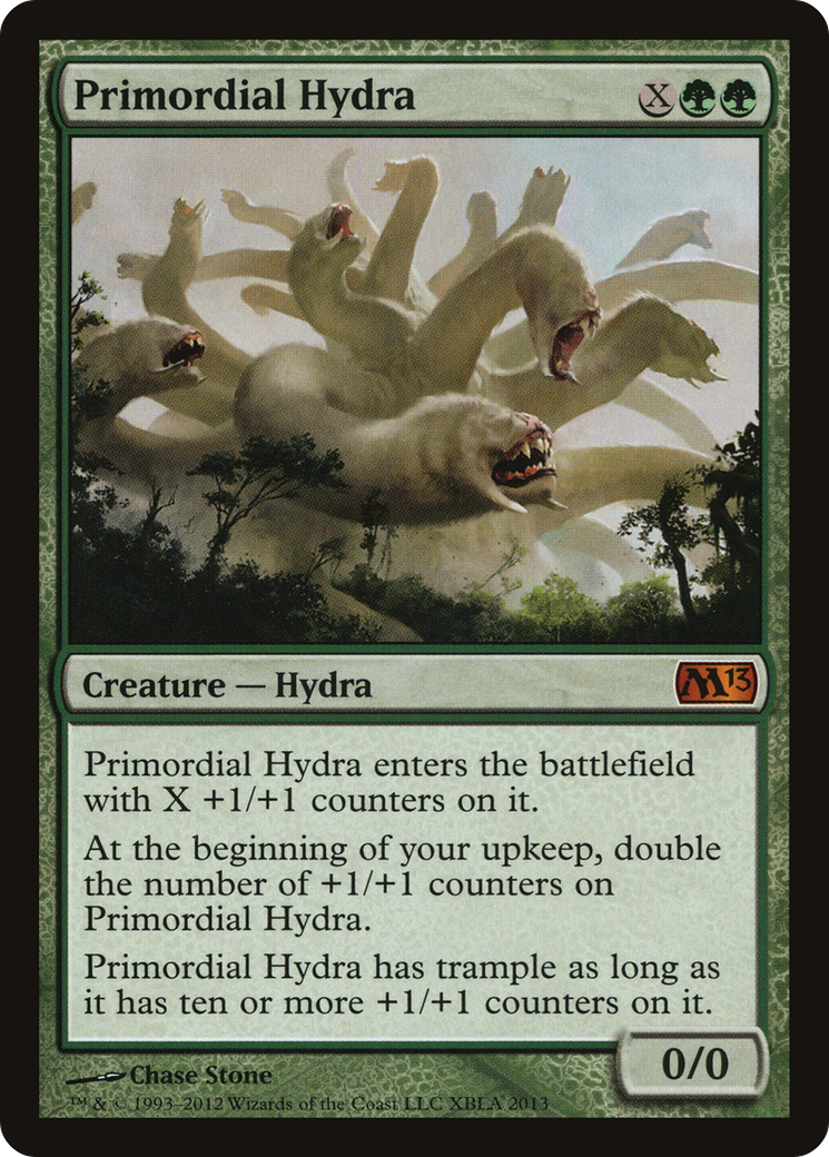 Primordial Hydra (PDP13-001) - Duels of the Planeswalkers 2013 Promos - Premium MTG Single from Wizards of the Coast - Just $3.03! Shop now at Game Crave Tournament Store