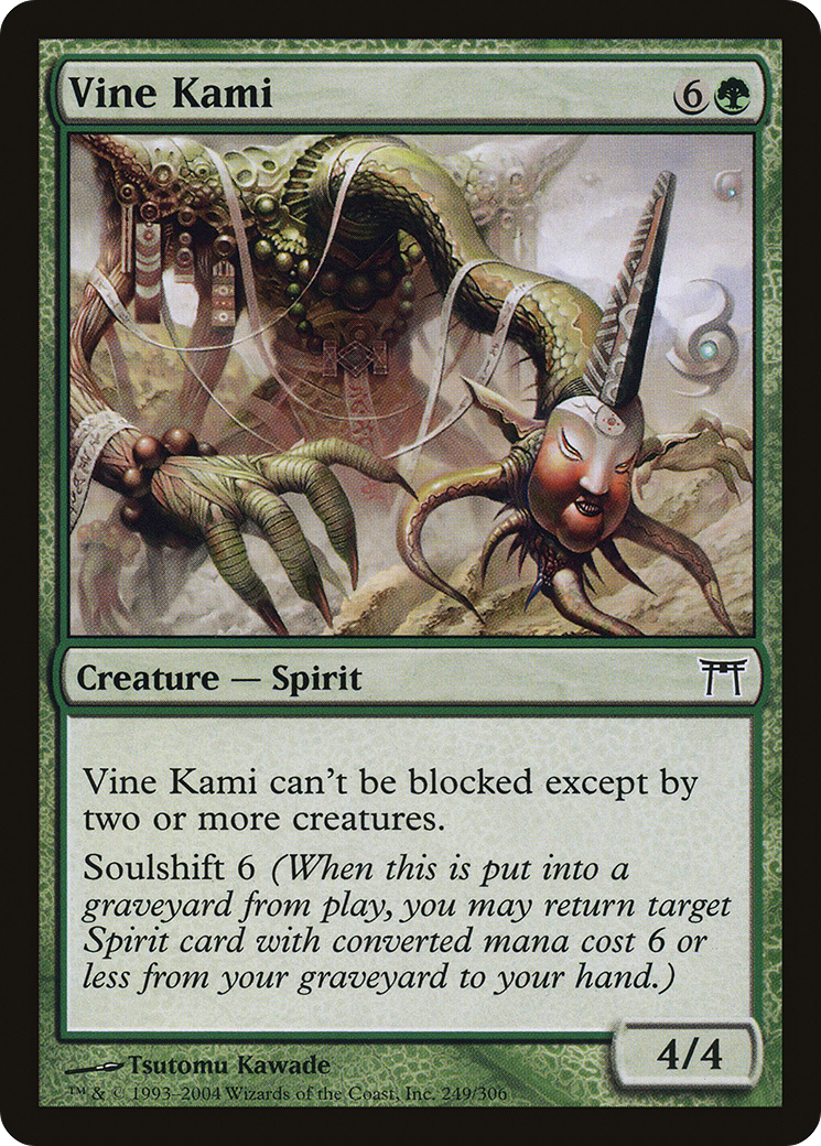 Vine Kami (CHK-249) - Champions of Kamigawa - Premium MTG Single from Wizards of the Coast - Just $0.08! Shop now at Game Crave Tournament Store
