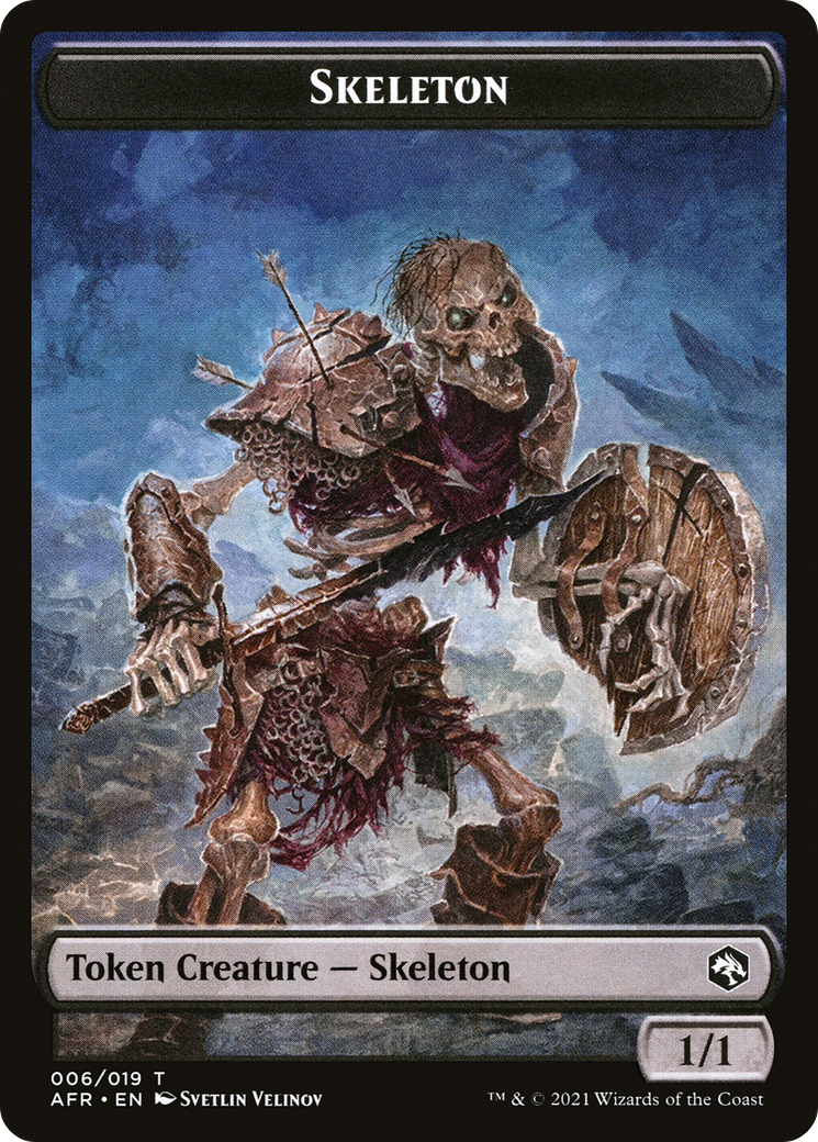 Skeleton (TAFR-006) - Adventures in the Forgotten Realms Tokens - Premium MTG Single from Wizards of the Coast - Just $0! Shop now at Game Crave Tournament Store