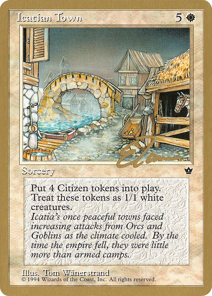 Icatian Town (PTC-ET15) - Pro Tour Collector Set - Premium MTG Single from Wizards of the Coast - Just $0.24! Shop now at Game Crave Tournament Store