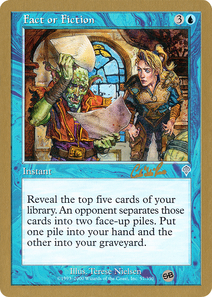 Fact or Fiction (WC02-CR57SB) - World Championship Decks 2002 - Premium MTG Single from Wizards of the Coast - Just $0.36! Shop now at Game Crave Tournament Store