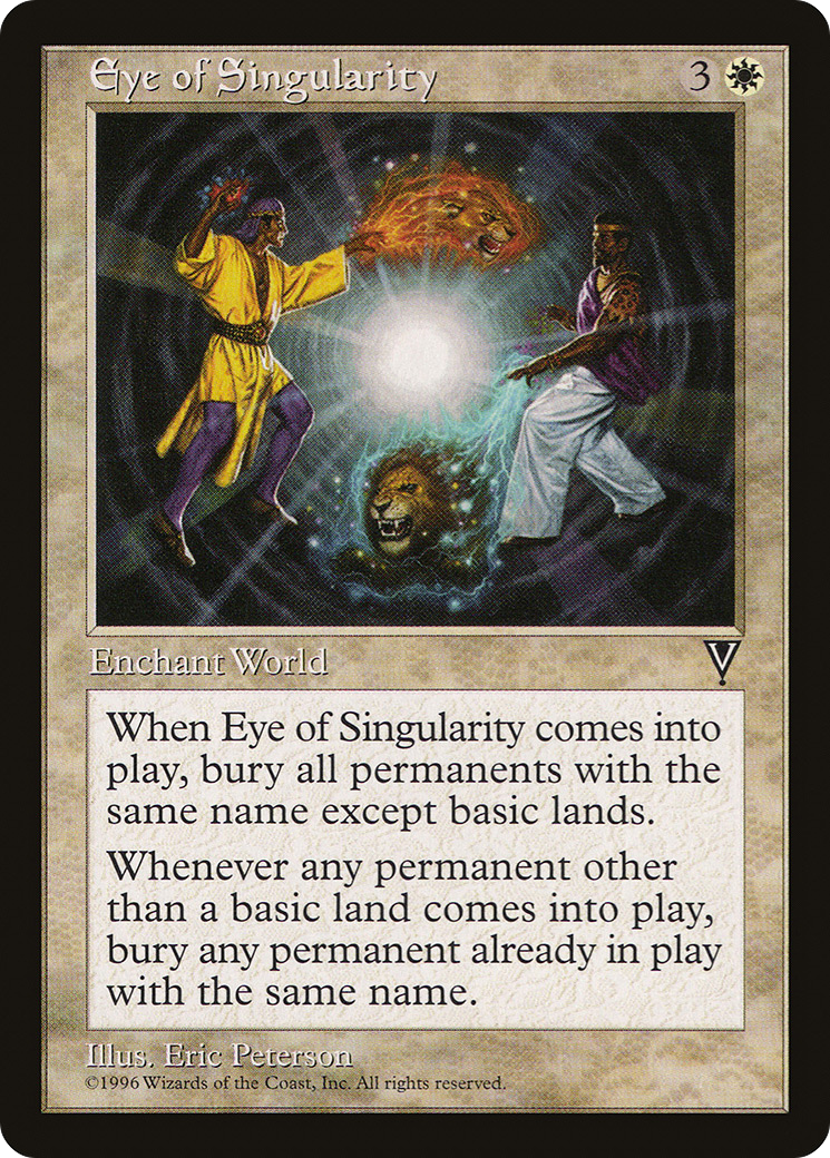 Eye of Singularity (VIS-004) - Visions - Premium MTG Single from Wizards of the Coast - Just $0.27! Shop now at Game Crave Tournament Store