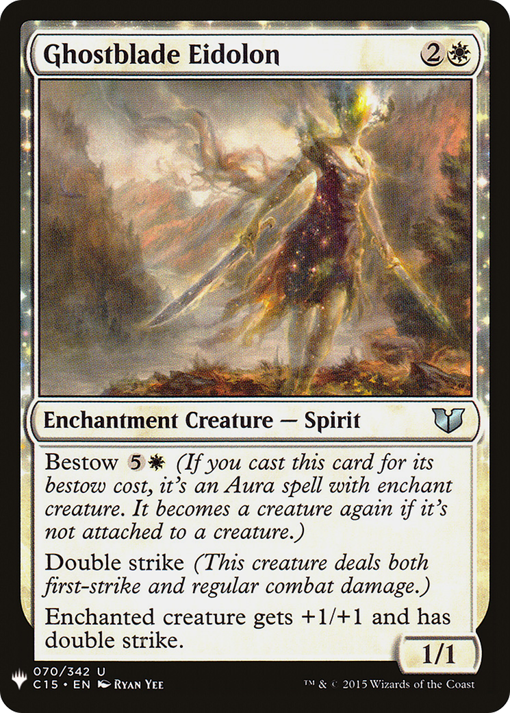 Ghostblade Eidolon (MB1-117) - Mystery Booster: (nyxtouched) - Premium MTG Single from Wizards of the Coast - Just $0.08! Shop now at Game Crave Tournament Store