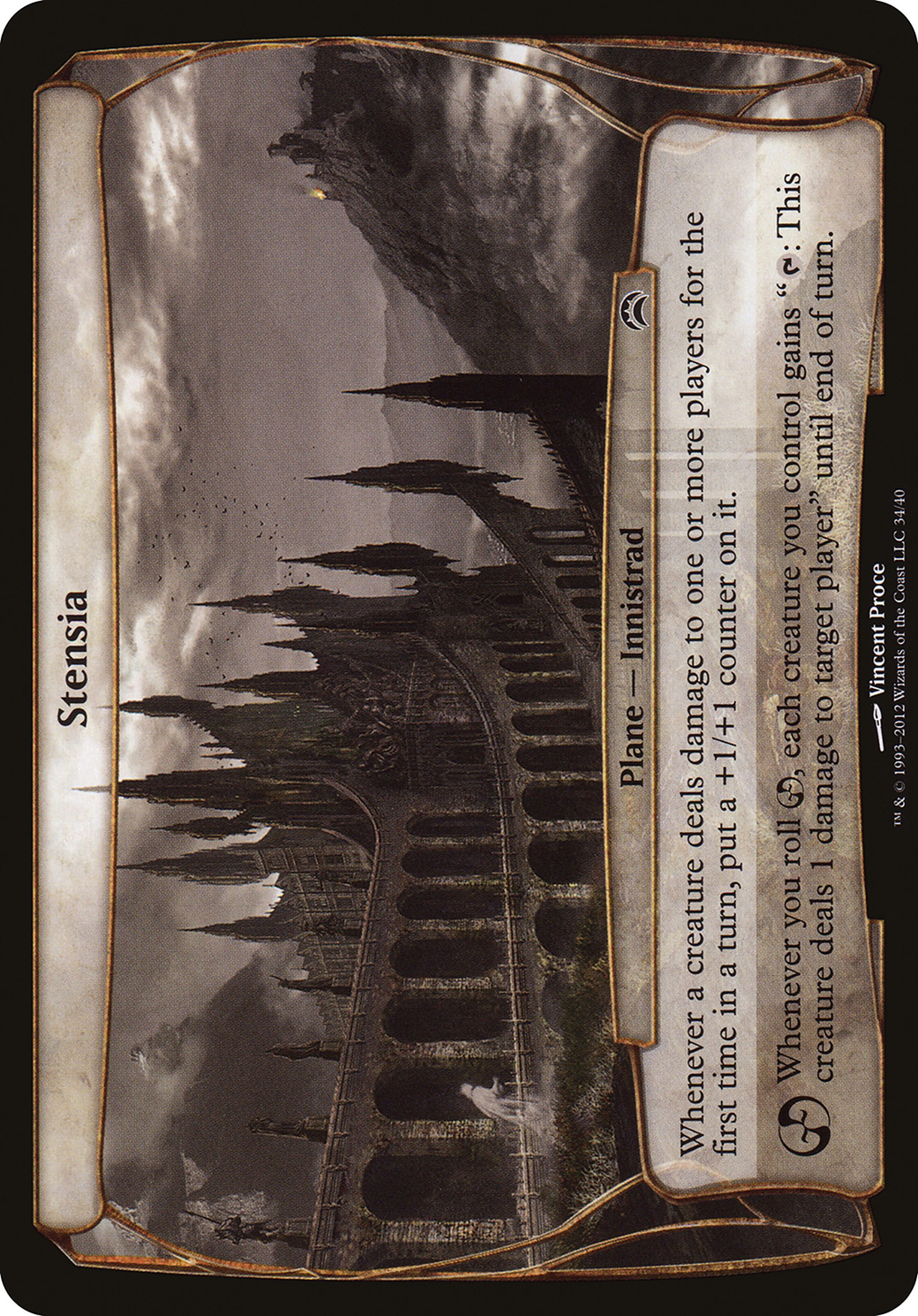 Stensia (OPC2-034) - Planechase 2012 Planes - Premium MTG Single from Wizards of the Coast - Just $0.27! Shop now at Game Crave Tournament Store